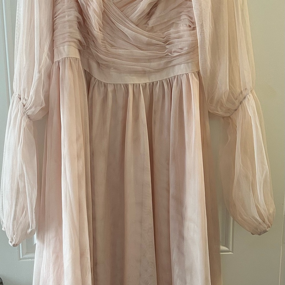 Eloquii Blush Pink Dress